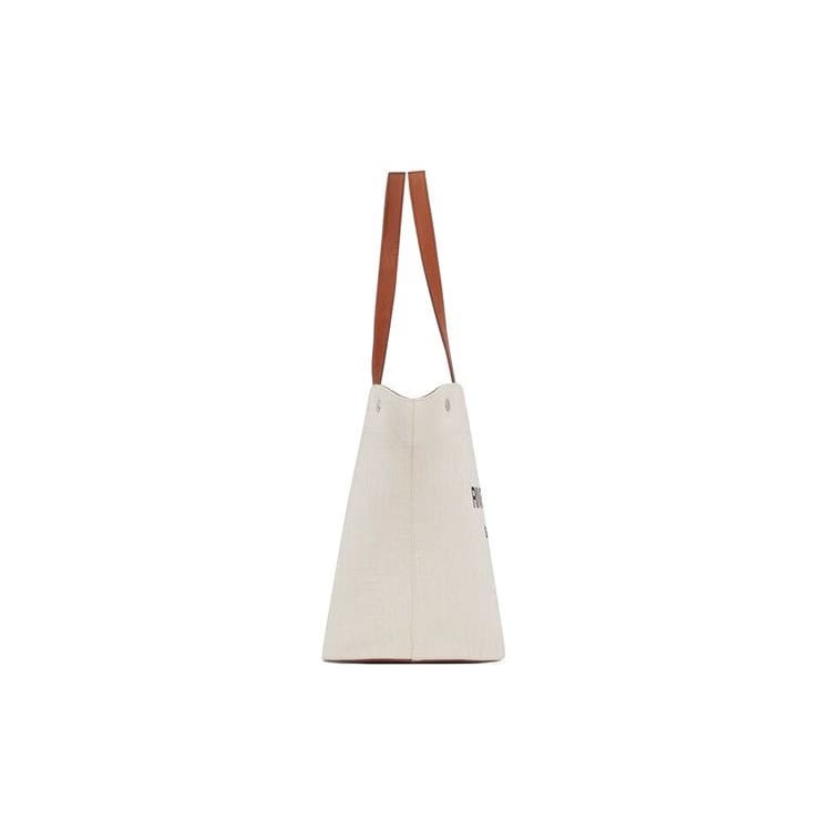 Saint Laurent Rive Gauche Tote Bag Greggio/Nero/Brick