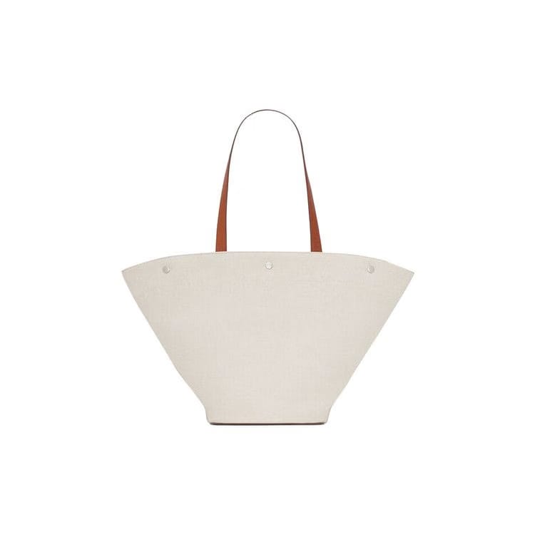 Saint Laurent Rive Gauche Tote Bag Greggio/Nero/Brick