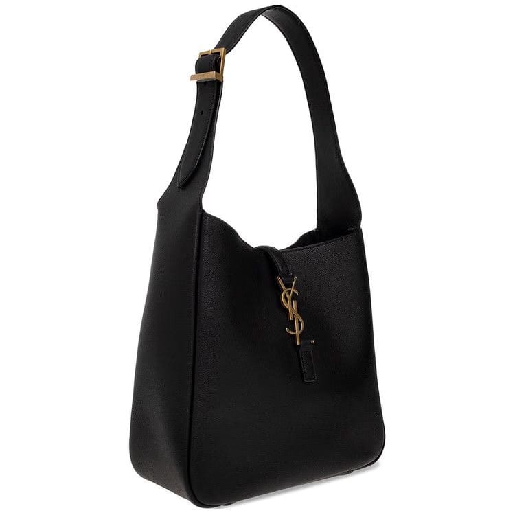 Saint Laurent Le 5 A 7 Supple Hobo Bag Black