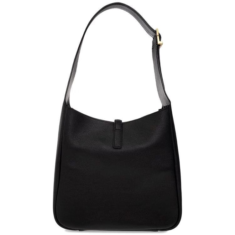 Saint Laurent Le 5 A 7 Supple Hobo Bag Black