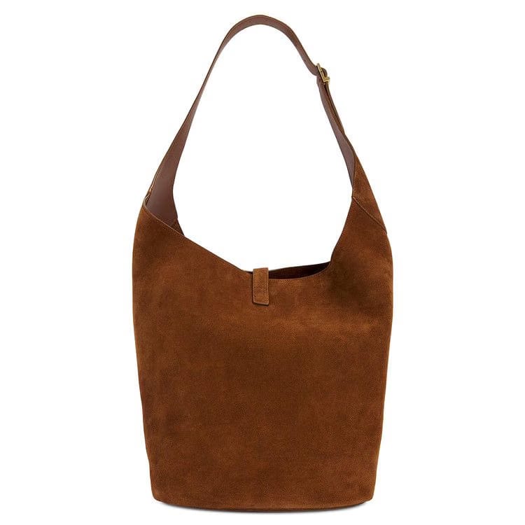 Saint Laurent Le 5 Á 7 Hobo Shoulder Bag Caramel Cognac