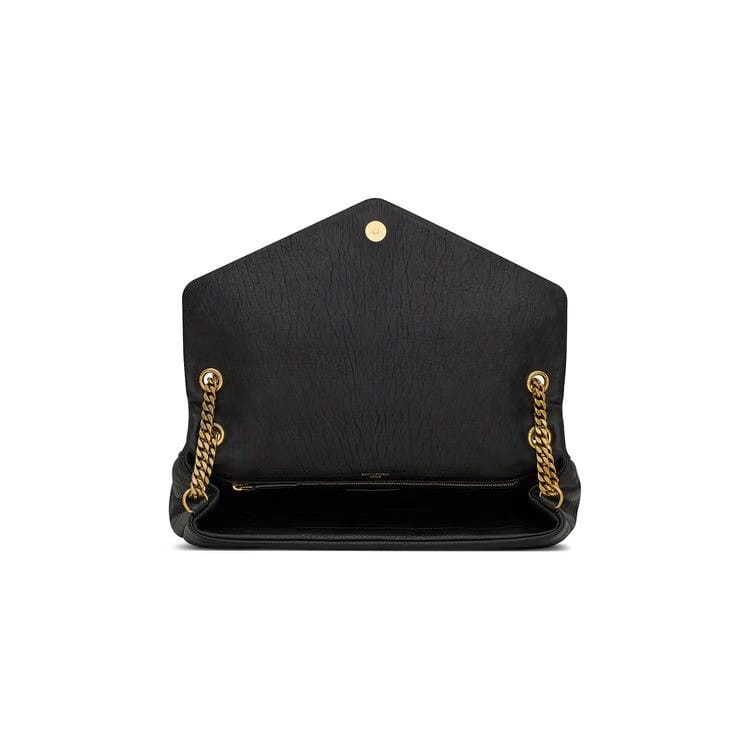 Saint Laurent Large Calypso Chain Bag Noir