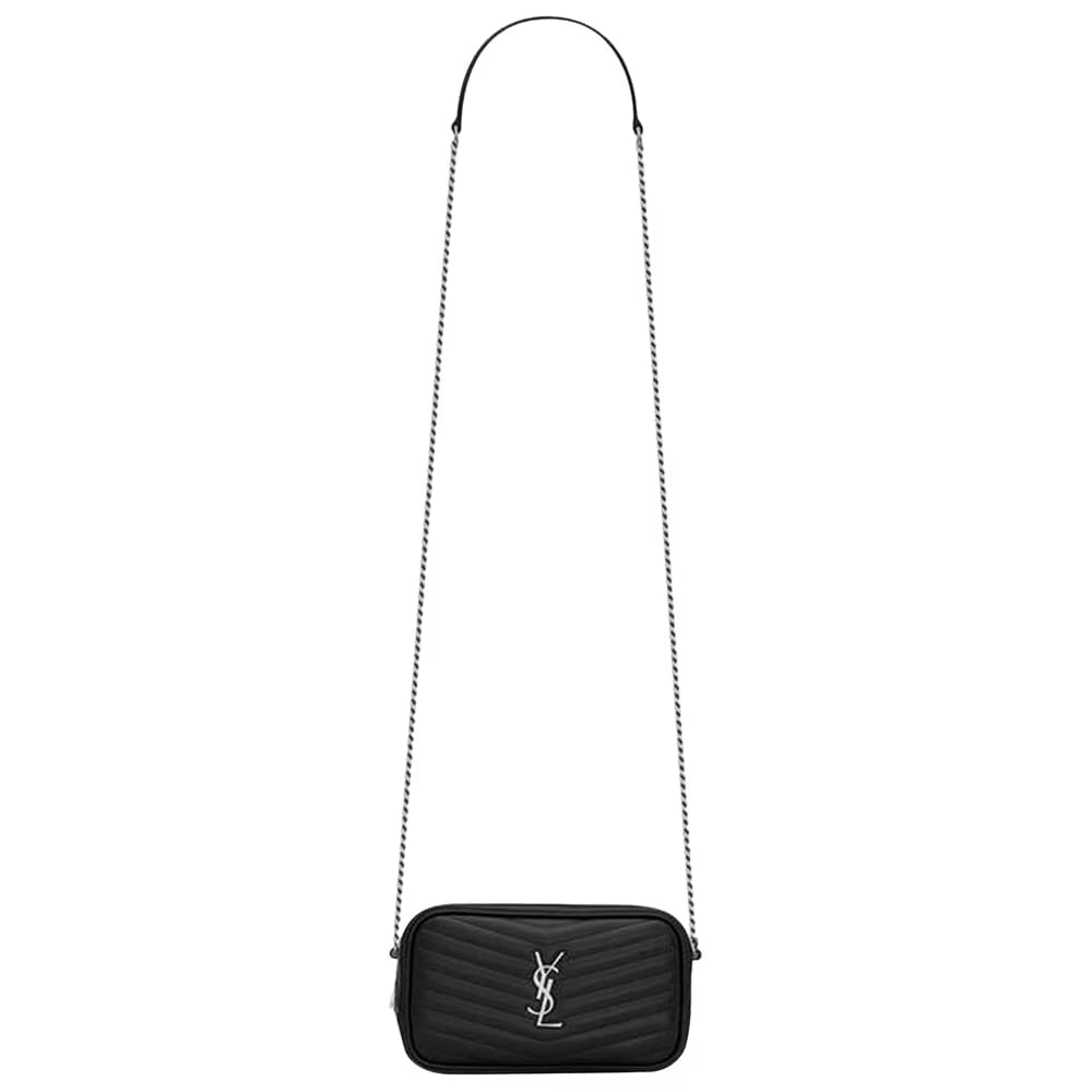 Saint Laurent Mini Lou Bag Black