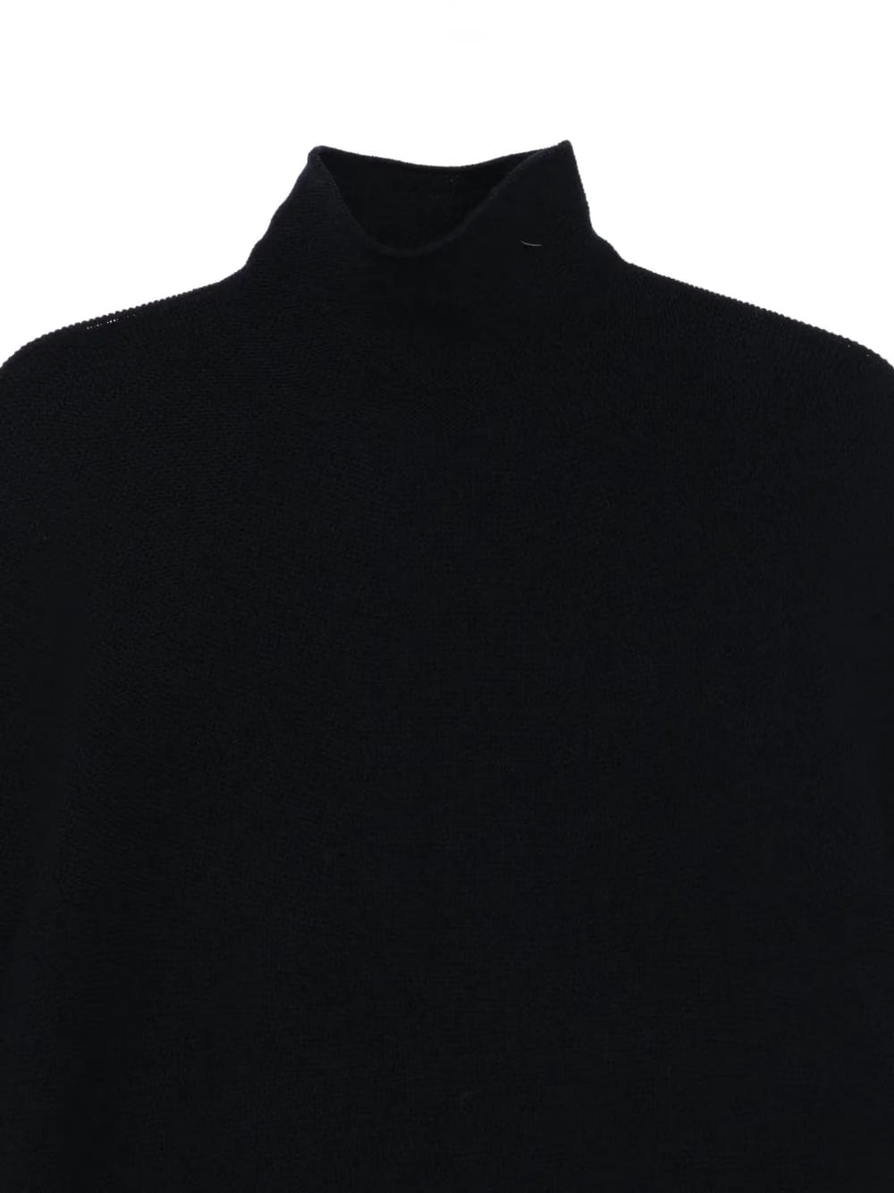 high-neck wool sweater