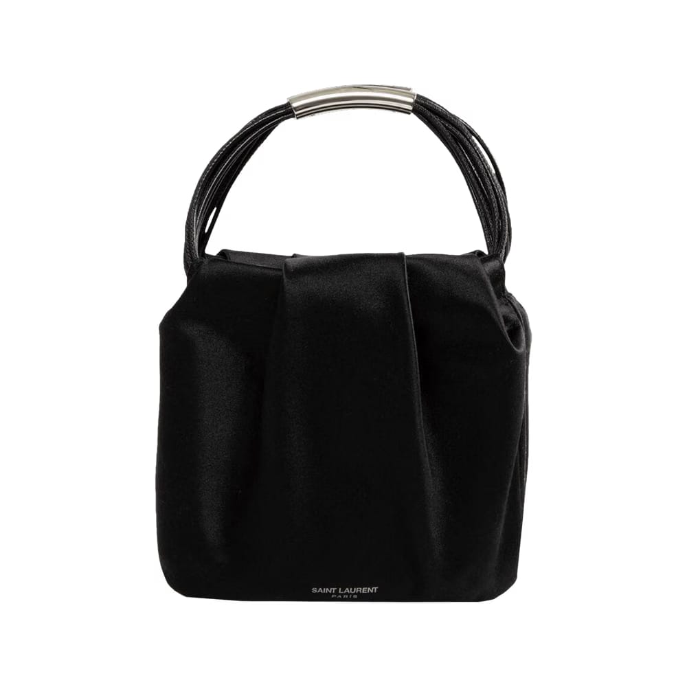 Saint Laurent Mini Pochon Bag Black
