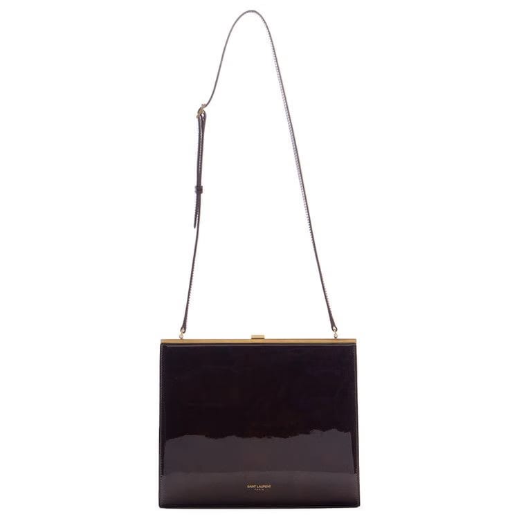 Saint Laurent Large Le Anne-Marie Shoulder Bag Espresso Forte