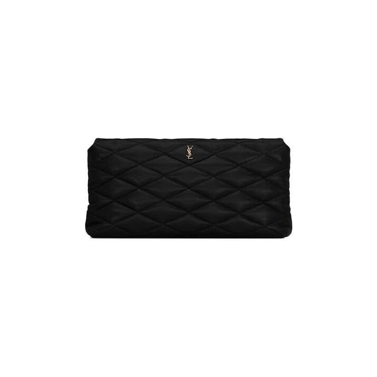 Saint Laurent Sade Puffer Bag Black
