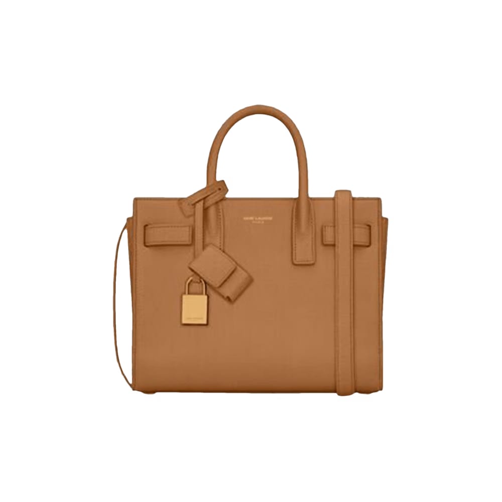Saint Laurent Nano Sac De Jur Tote Bag Cinnamon