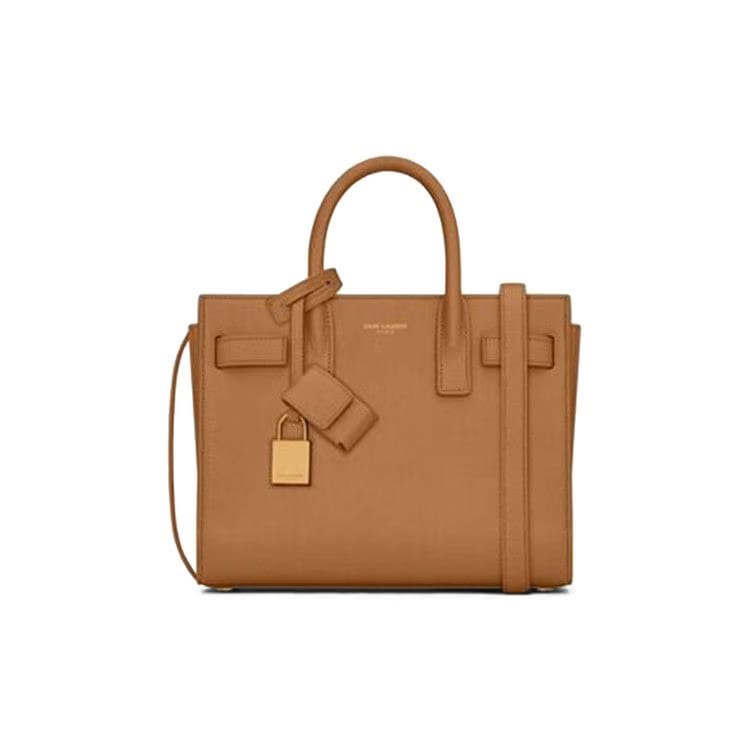 Saint Laurent Nano Sac De Jur Tote Bag Cinnamon