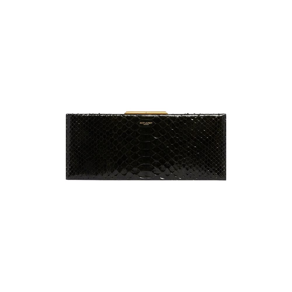 Saint Laurent Small Midnight Clutch Bag Black
