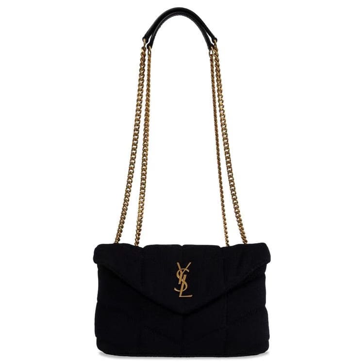 Saint Laurent Puffer Toy Bag Blue Sea
