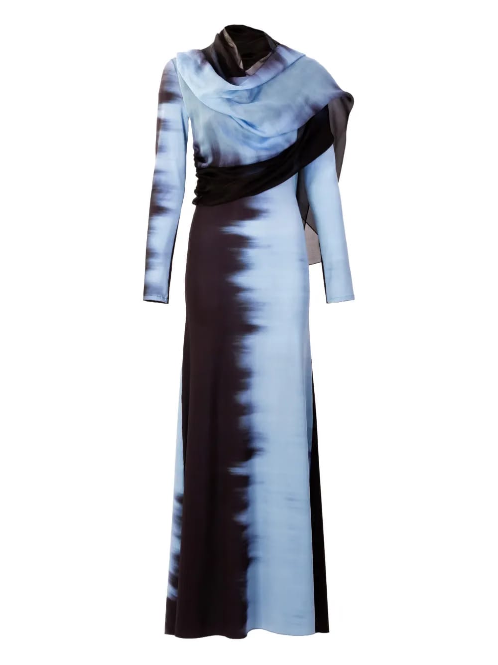 Moon draped maxi dress