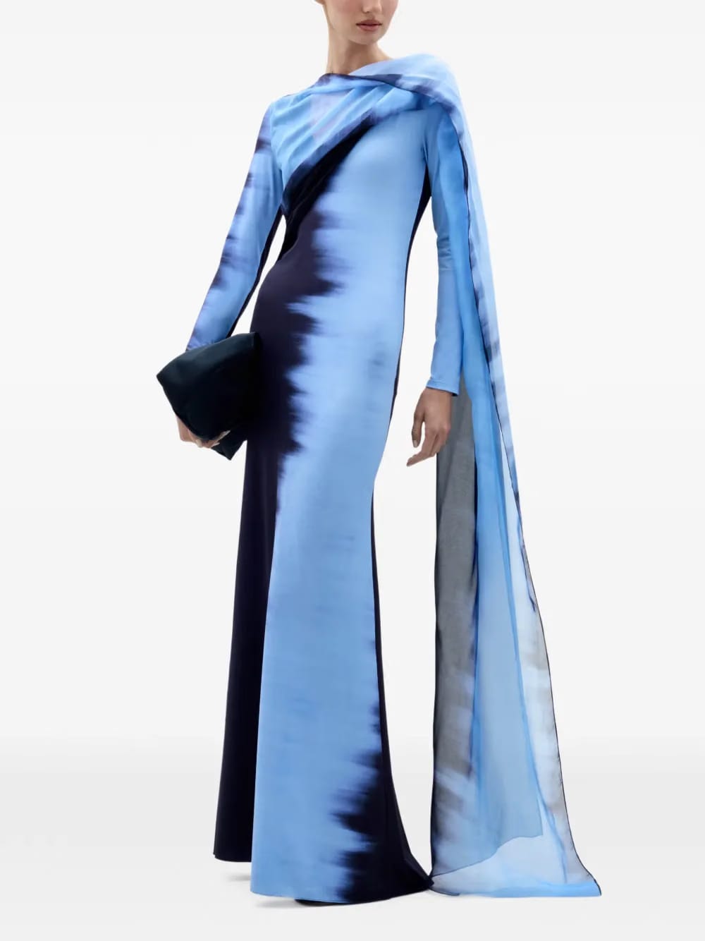 Moon draped maxi dress