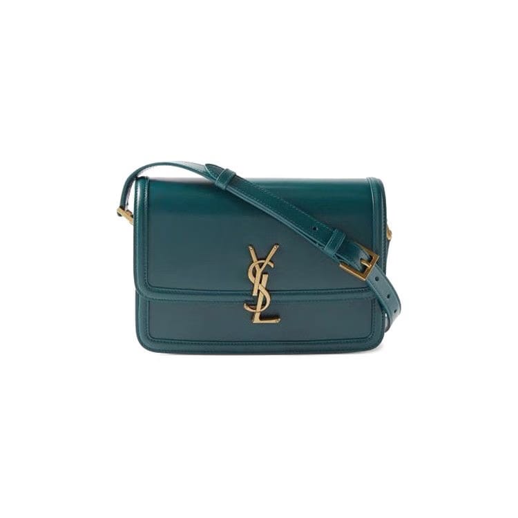 Saint Laurent Small Solferino Satchel Bag Mediterranean Blue