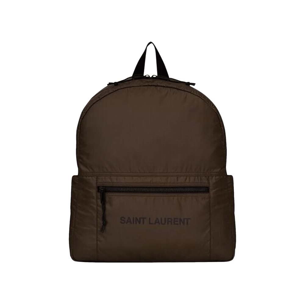 Saint Laurent Nuxx Backpack Dark Khaki