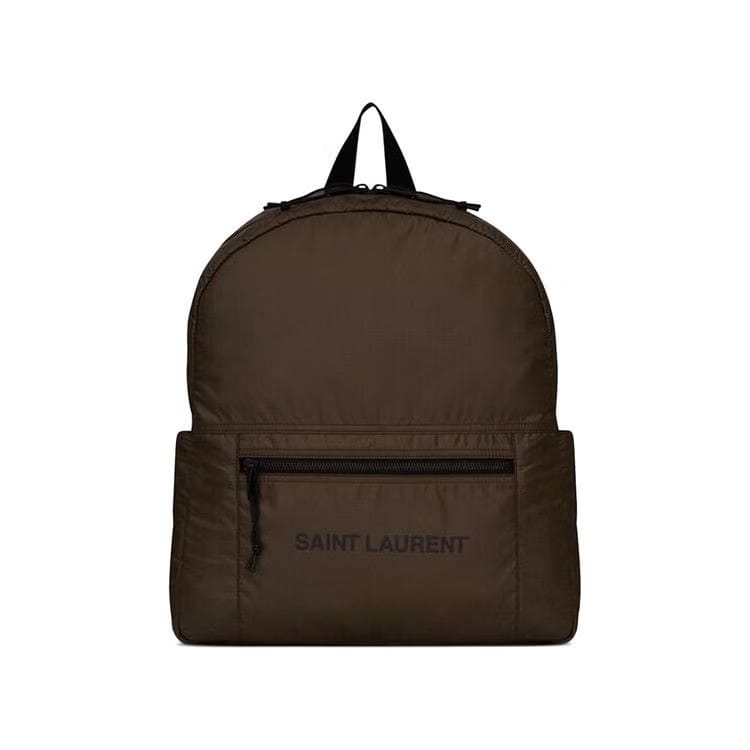 Saint Laurent Nuxx Backpack Dark Khaki