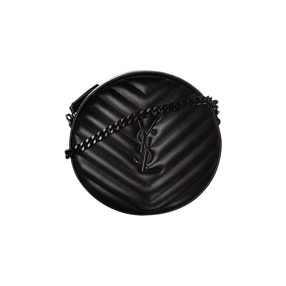 Saint Laurent Jade Quilted Effect Shoulder Bag Black