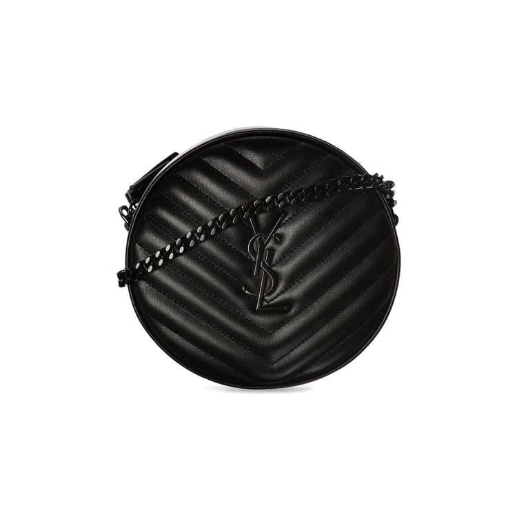 Saint Laurent Jade Quilted Effect Shoulder Bag Black