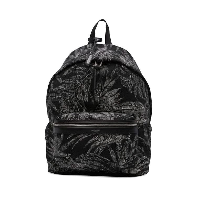 Saint Laurent Canvas City Backpack Nero/Ivory