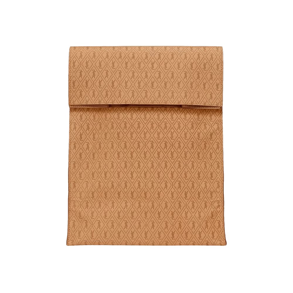 Saint Laurent Monogram Deli Paper Bag Vintage Brown