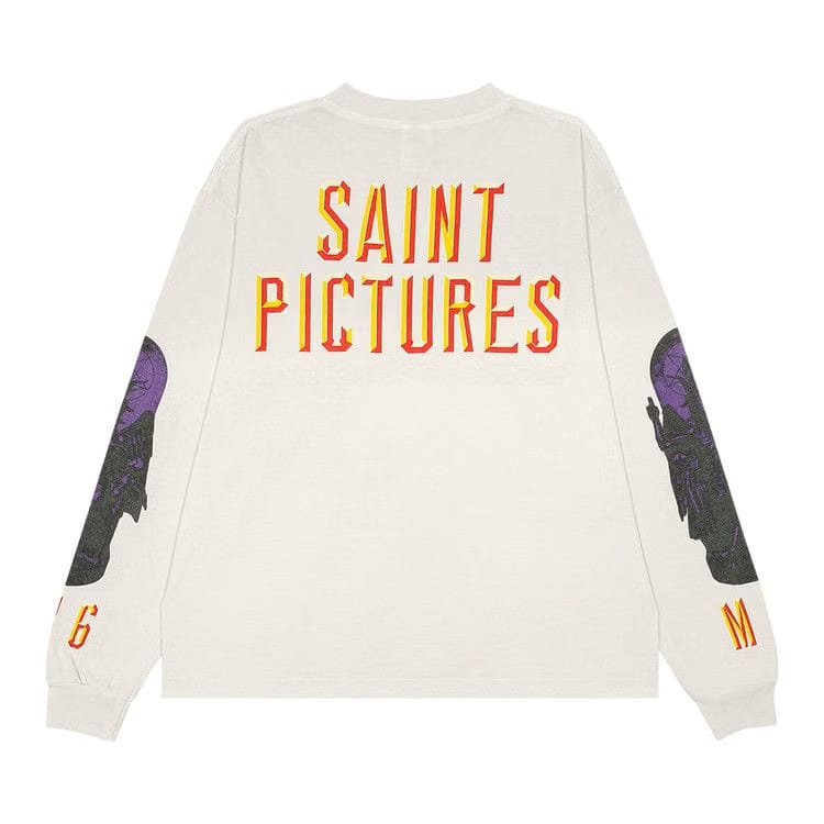 SAINT Mxxxxxx Saint Pictures Long-Sleeve T-Shirt White