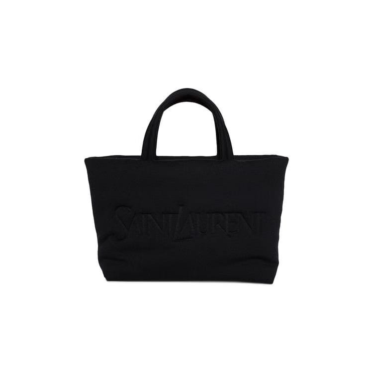 Saint Laurent Embossed Tote Bag Black