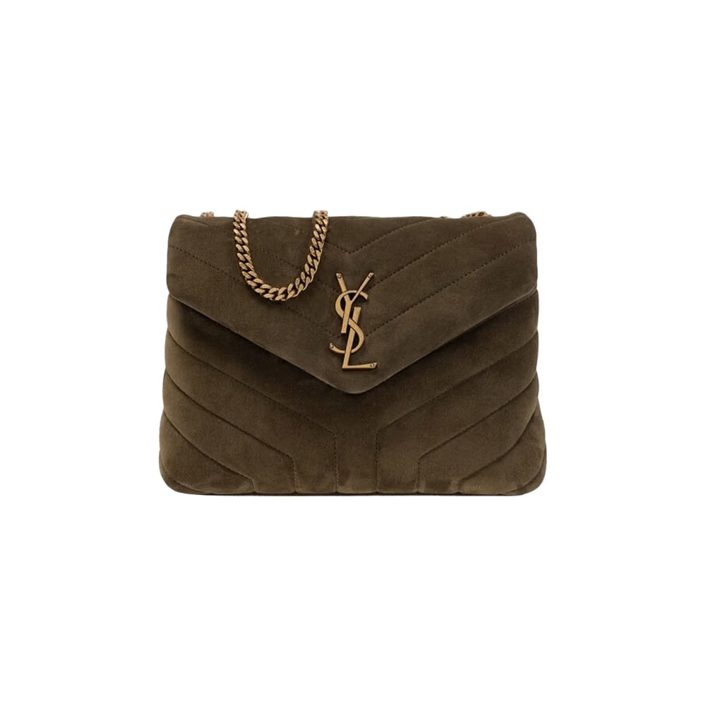 Saint Laurent Loulou Small Chain Bag Loden Green