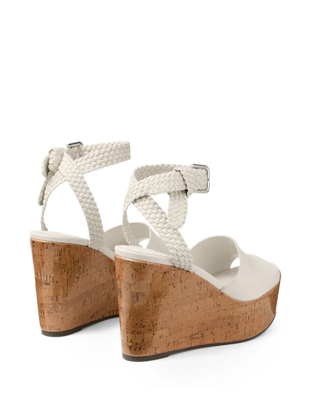 Jori braided-ankle platform sandals