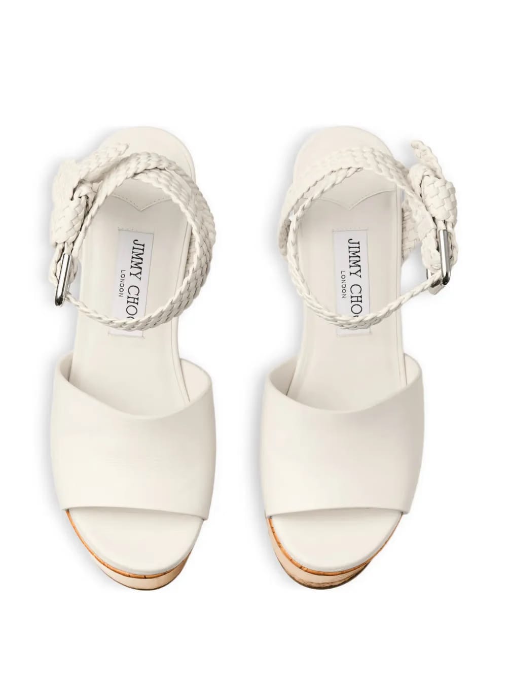 Jori braided-ankle platform sandals
