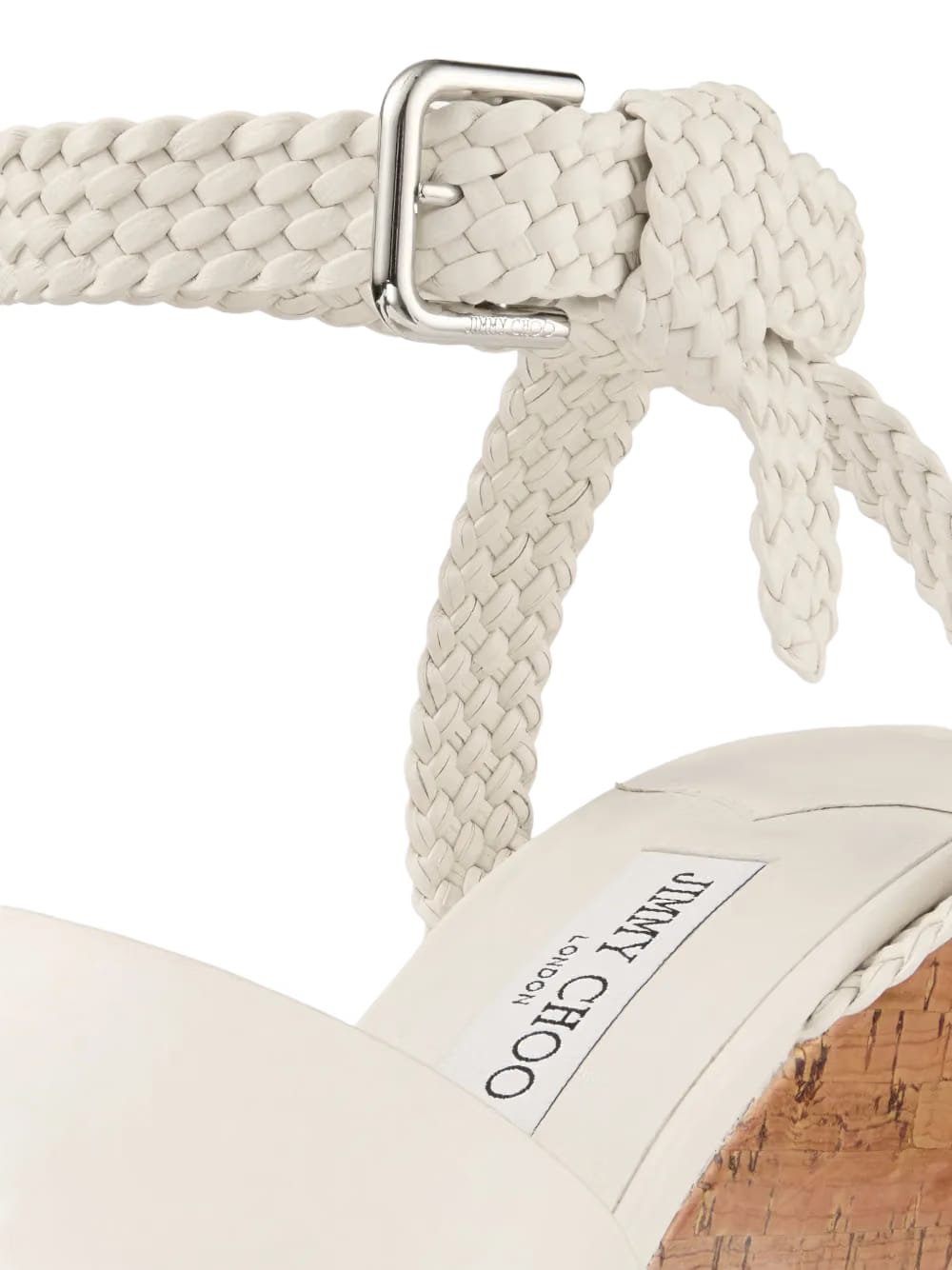 Jori braided-ankle platform sandals