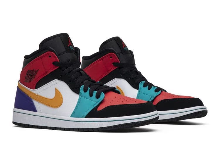 Air Jordan 1 Mid Multicolor