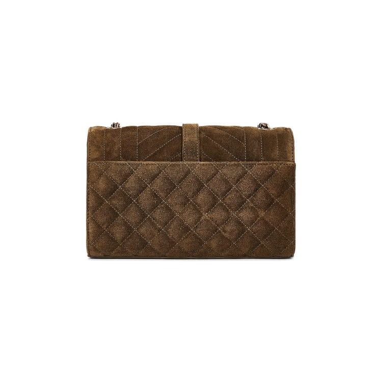 Saint Laurent Small Envelope Chain Bag Loden Green