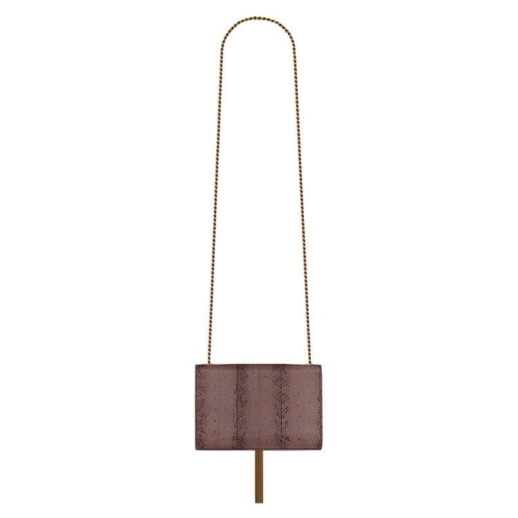 Saint Laurent Kate Small Chain Bag With Tassel Rose/Brown
