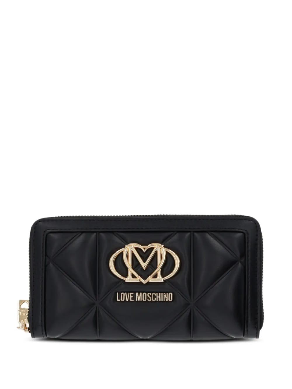 quilted logo-detail wallet