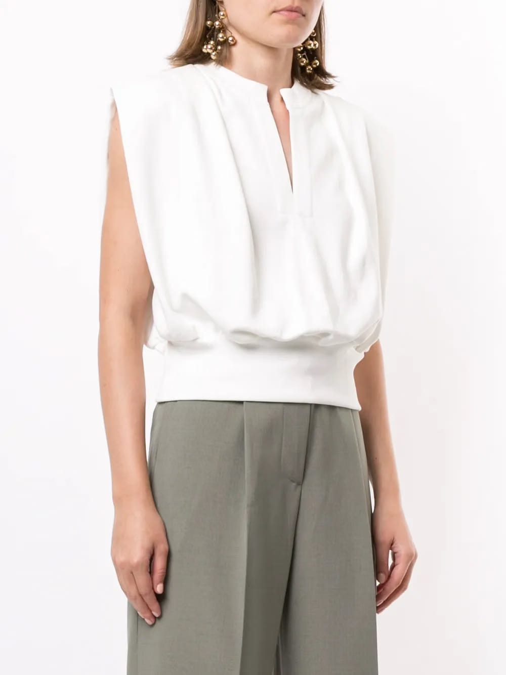 French Terry sleeveless top