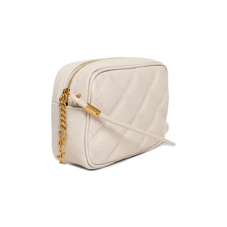 Saint Laurent Small Becky Camera Bag Crema
