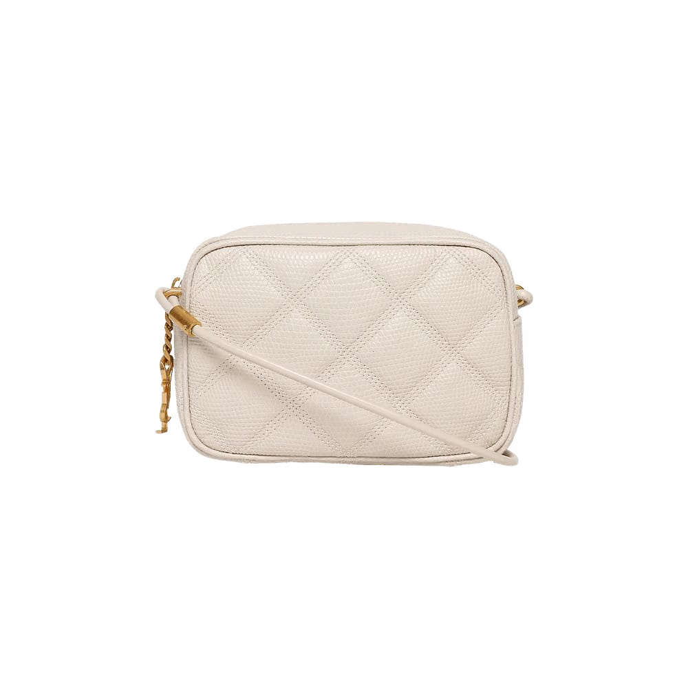 Saint Laurent Small Becky Camera Bag Crema