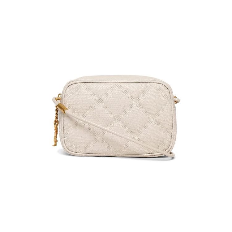 Saint Laurent Small Becky Camera Bag Crema