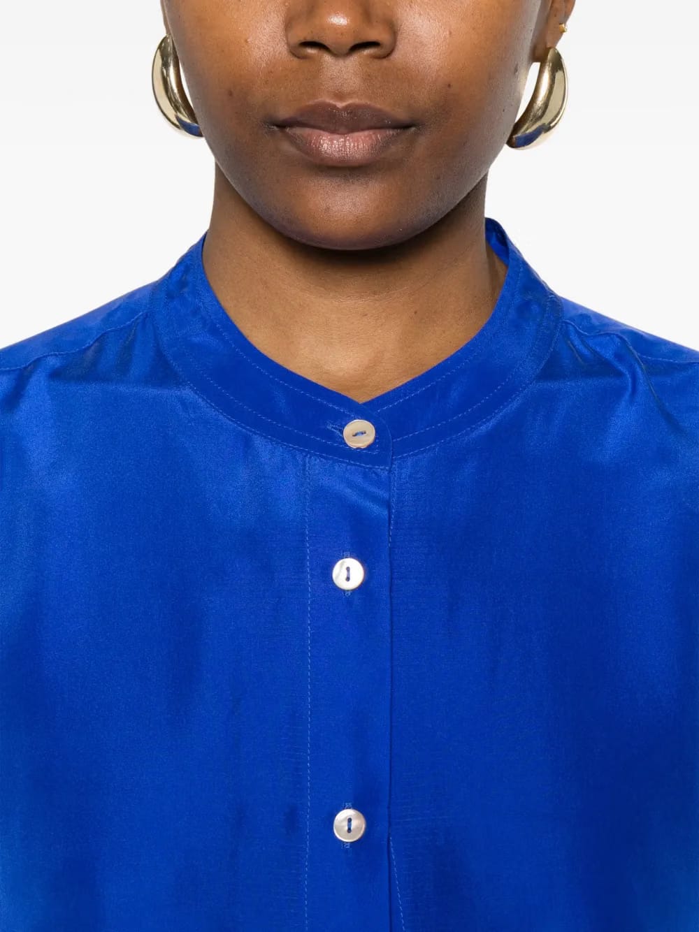 button-front midi dress