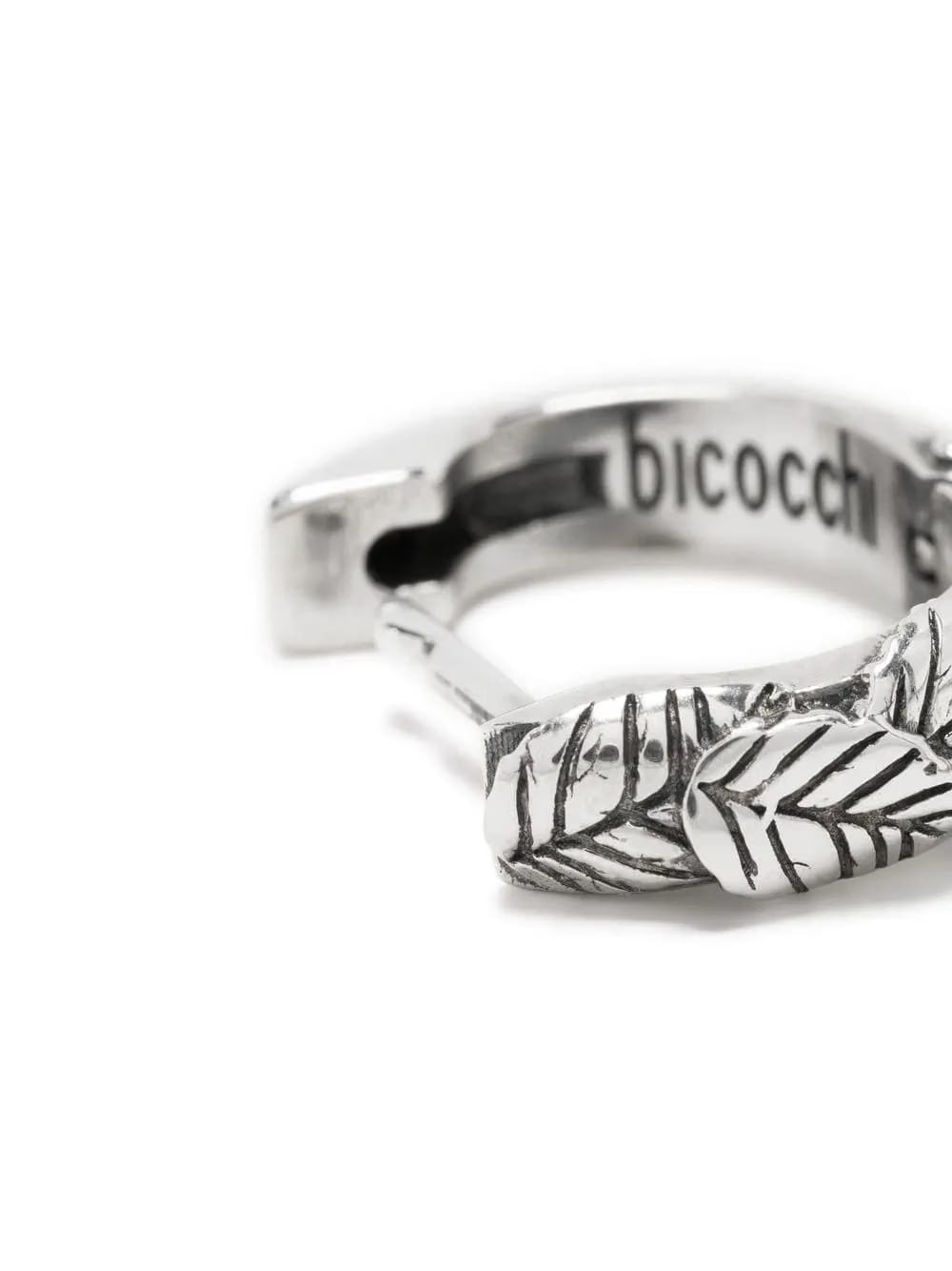Leaves huggie hoop earring