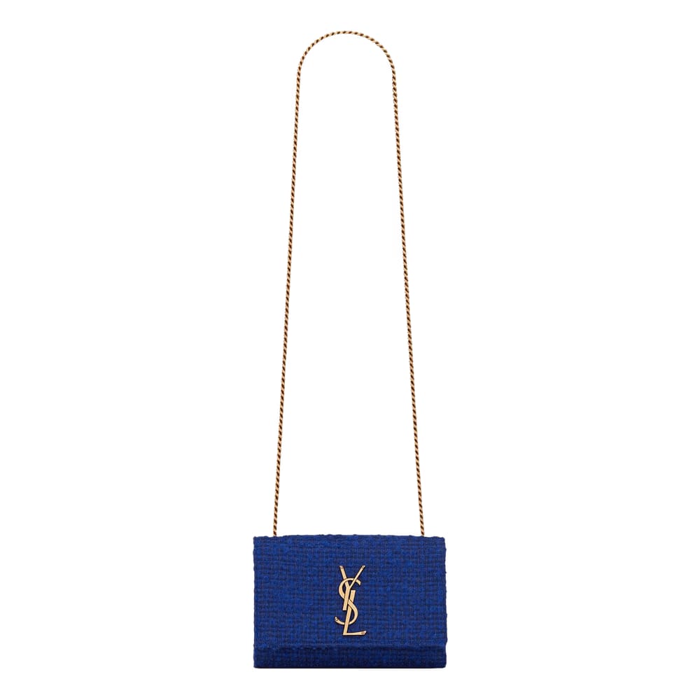 Saint Laurent Kate Small Bag Indigo Blue