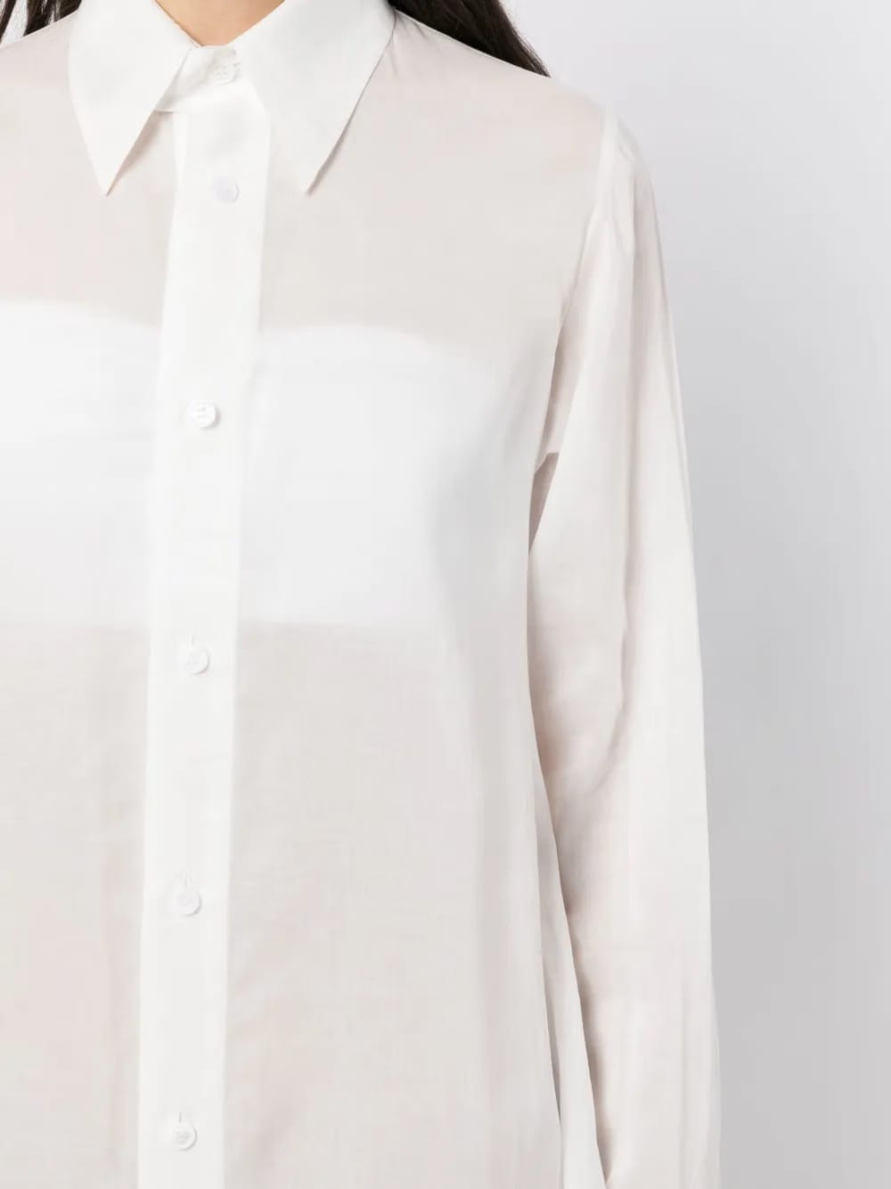 draped-detail asymmetric dress