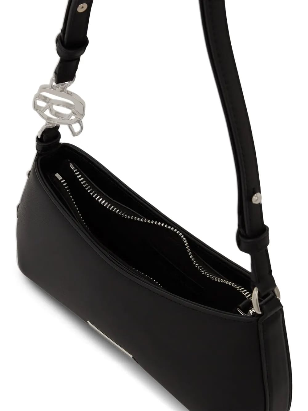 mini logo-plaque shoulder bag