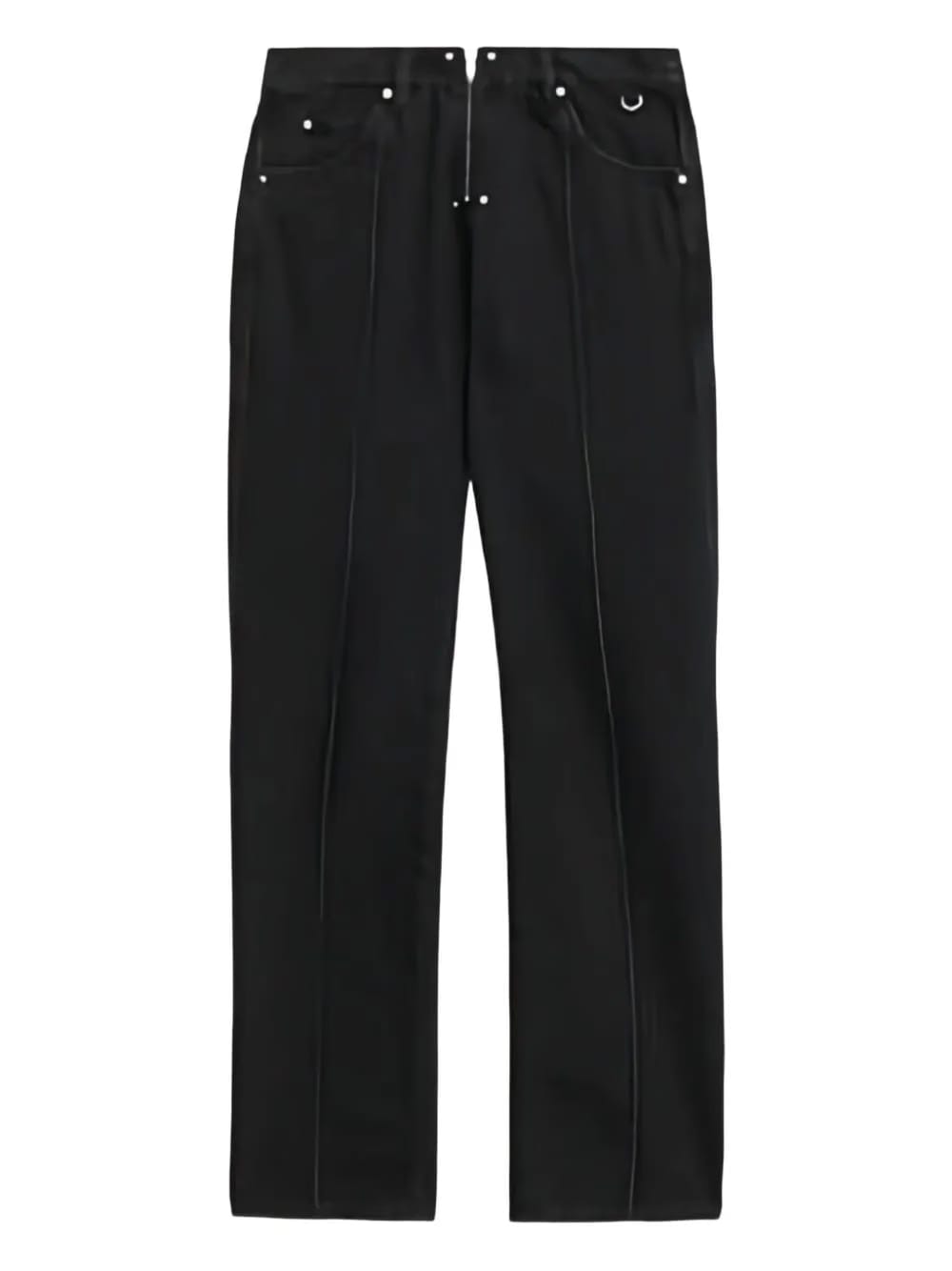 Silviana zip-detail trousers