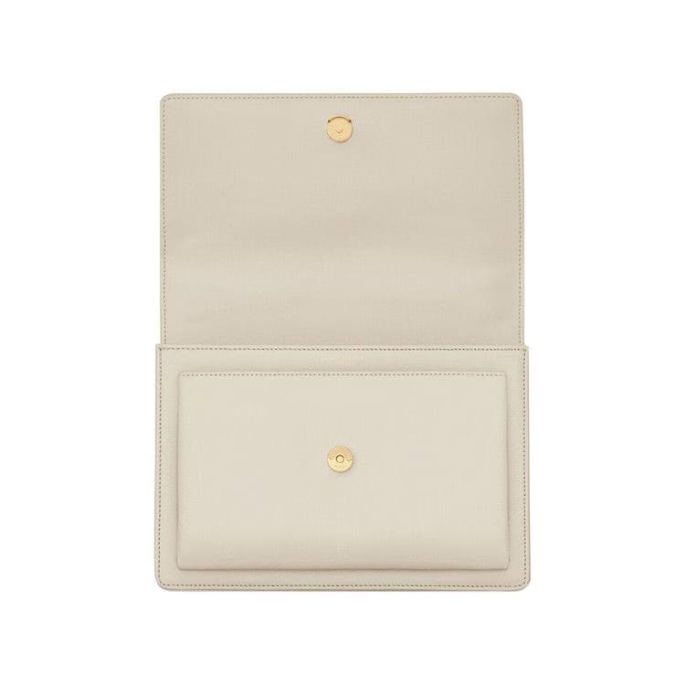 Saint Laurent Sunset Chain Bag Vintage White