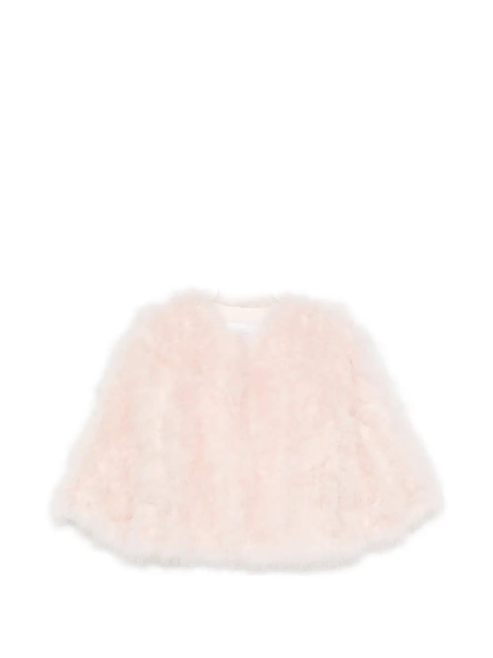 feather crooped jacket