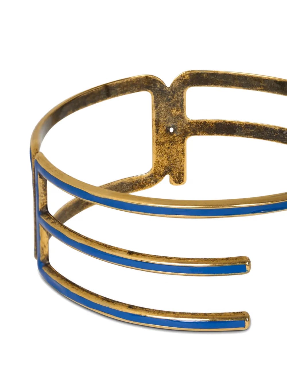 logo-lettering bangle bracelet