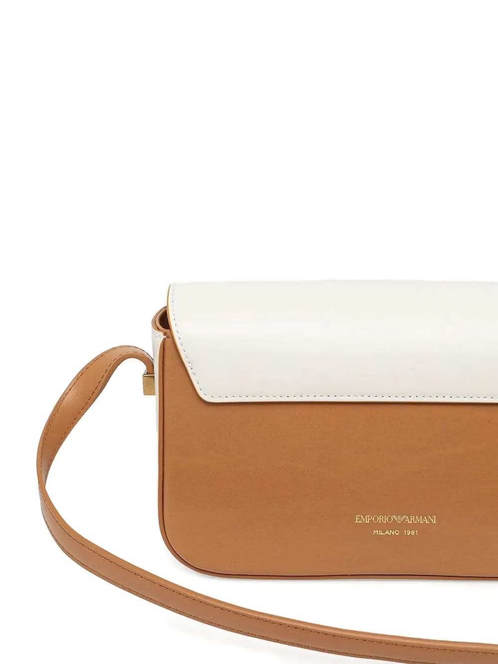 two-tone cross-body bag