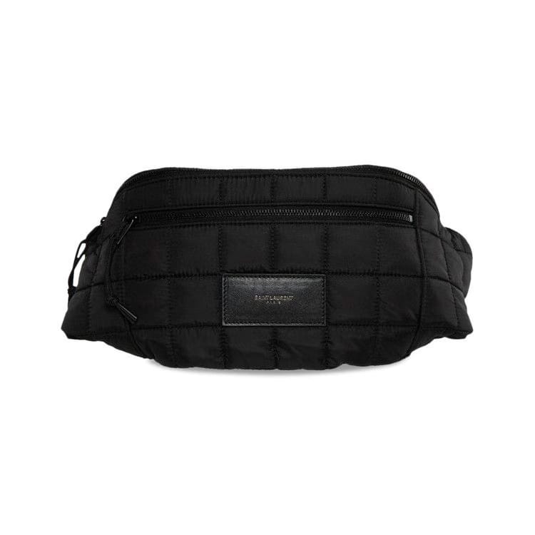 Saint Laurent Nuxx Quilted Belt Bag Black