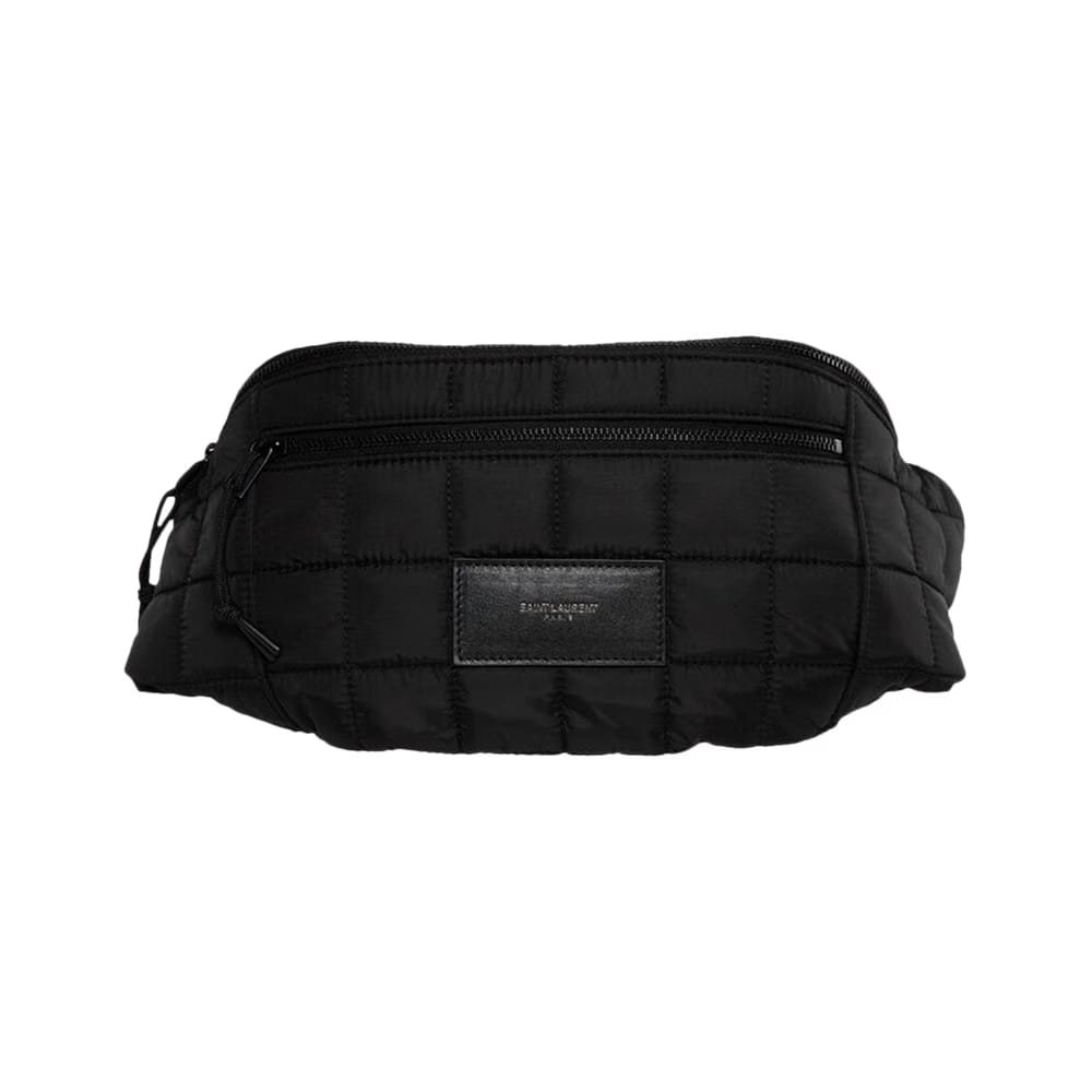 Saint Laurent Nuxx Quilted Belt Bag Black